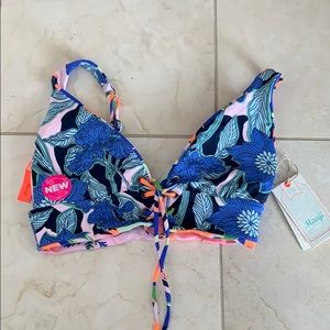 Maaji reversible bikini top. Size M
